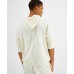  Men’s Oversized Hoodie, Antique White, Medium