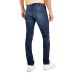  Men’s Skinny-Fit Destroyed Jeans, Navy, 36