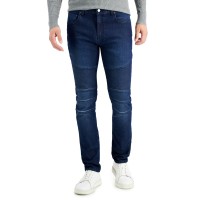 INC International Concepts Men's Skinny-Fit Dark Wash Jeans, Navy, 36