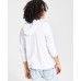 s Men’s Skull Hoodie, White, Medium