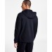  Men’s Tie-Dye Zip-Up Hooded Sweater, Black, X-Small