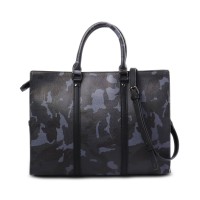 INC International Concepts Men’s Tote Briefcase, Navy Camoflauge