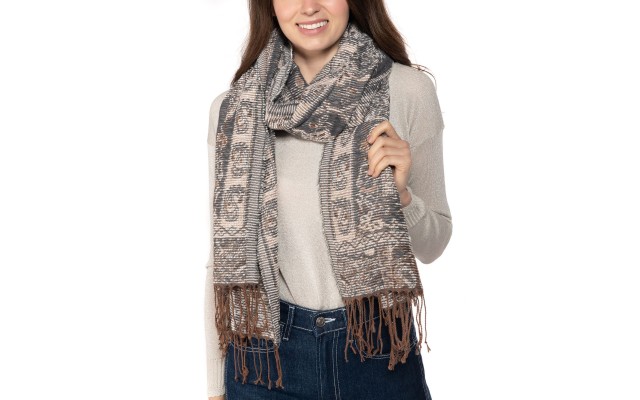  Paisley Jacquard Wrap, Multi