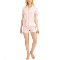 Inc International Concepts Printed Knit Pajama Shorts Set Tie-dye Medium