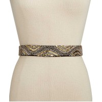 Inc International Concepts Sequin Beaded Stretch Belt (Rustcopper, 34/16)
