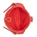  Straw Circle HandBag Crossbody (Red)
