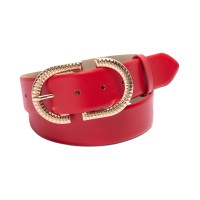 Inc International Concepts Textured Buckle Belts, wine, Small