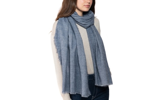  Concepts Two-Tone Shine Wrap, Navy