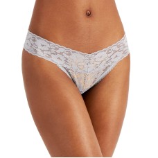 INC International Concepts Women S Lace Thong Panties Underwear, Gray, X-Large