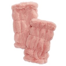 INC International Concepts Women's Faux-Fur Fingerless Gloves