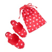 Inc International Concepts Womens Faux-fur-trim Gift Bag Candy Hearts M