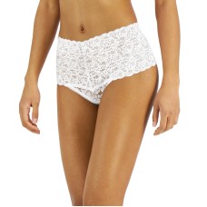 Inc International Concepts Women’s High Waist Lace Thong, White, Small