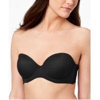 INC International Concepts Womens Multi Way Strapless Bra, Black, 44C