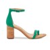 INC International Concepts Womens Wanada Open Toe Ankle Strap, Green, Size 10.0