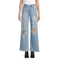 Indigo Reign Juniors Domino High Rise Skater Jeans, 13, Light Blue