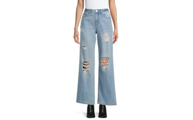 Indigo Reign Juniors Domino High Rise Skater Jeans, 13, Light Blue