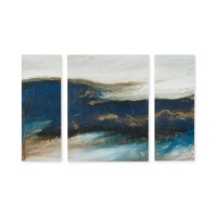 Ink+Ivy Rolling Waves Canvas Print Set
