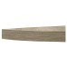  Shelves Triangle Wood Floating Corner Wall Shelf with Invisible Bracket, One, 14×14, Driftwood Gray