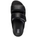International Concepts Men’s Levine Strap Sandal Slipper, Black, 11.5