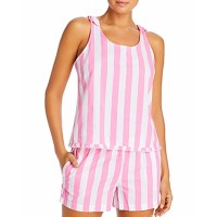 Jane & Bleecker New York Striped Tank & Shorts Pajama Set, Pink Stripe, Small