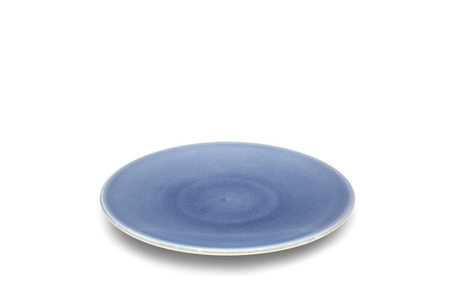  Tourron Natural Presentation Plate, Navy, 7.87″