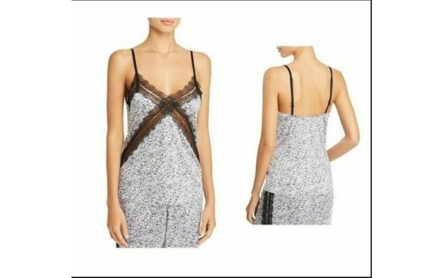 Jason Wu Stretch Satin Eyelash Lace Camisole
