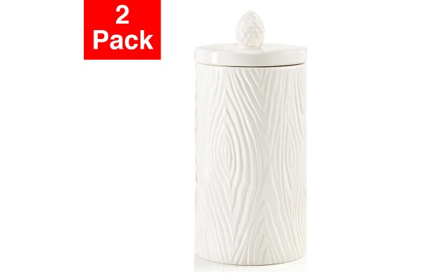  Merry and Bright Large Canister, 2 Pack