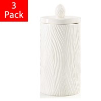 Jay Imports Merry and Bright Large Canister, 3-pack