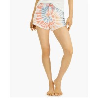 Jenni by Jennifer Moore Womens Cotton Tie Dyed Pajama Shorts (Tie Dye Swirl, X-Large)