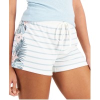 Jenni by Jennifer Moore Womens Drawstring Pajama Sleep Shorts, Green, X-Large