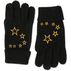 Jenni Embroidered Gloves, Black,  One Size