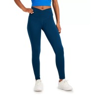 Jenni On Repeat Crossover Full Length Leggings, Blue, X-Large