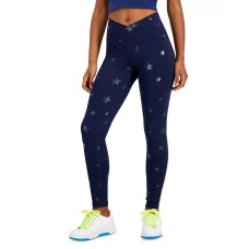 Jenni On Repeat Crossover Full Length Printed Leggings