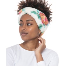 Jenni Solid Sherpa Headband, Rose Pink, 10″x 4″