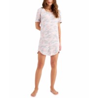Jenni Women's Short Sleep Shirt Nightgown, Gray, Medium