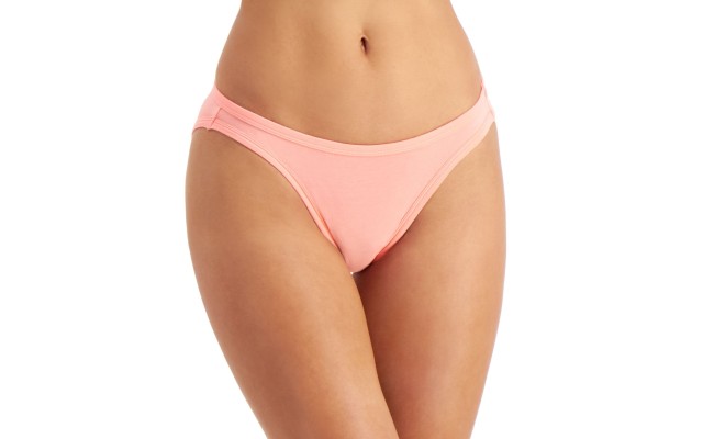 Women’s Solid Bikini Bottoms, Pink, XXX-Large