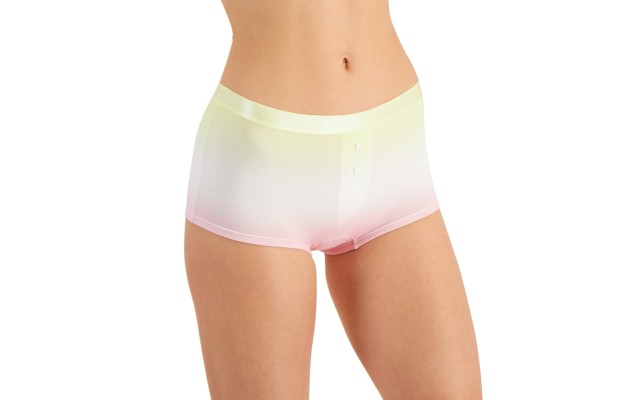  Women’s Boyshorts Underwear, Yellow, Small