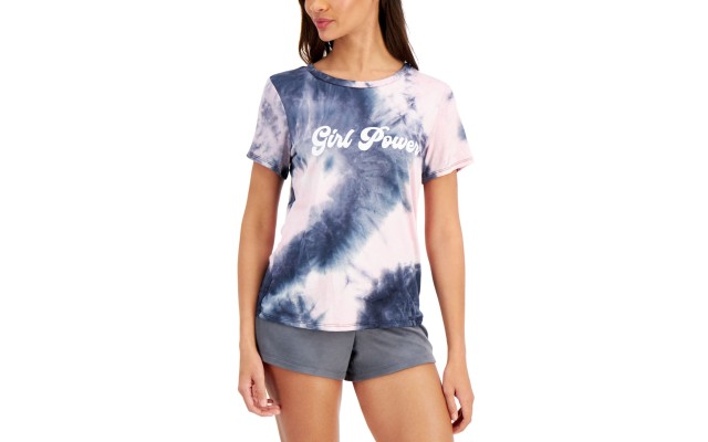  Womens Empowerment Loungewear T-Shirt, Multicolor, Medium