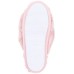  Women’s Faux-Fur Solid Crossband Slippers, Pink, Small (5-6)