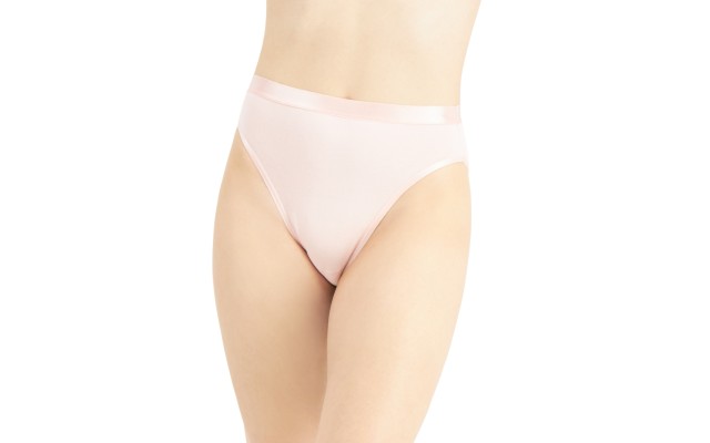  Women’s Hi-Cut Bikini Underwear, Peachskin, Small