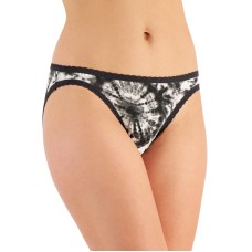 Jenni Women’s Lace Trim Bikini Underwear, Black, XX-Large