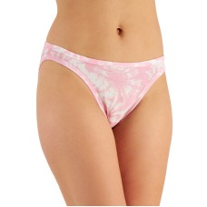 Jenni Women’s Lace Trim Bikini Underwear, Tiedye Pink, XXXL