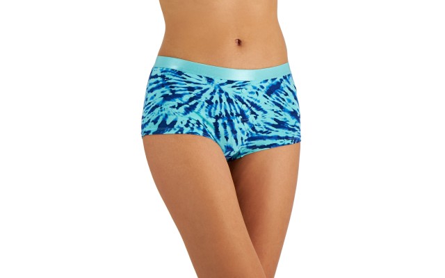  Women’s Printed Boyshorts Underwear, Navy, XXXL