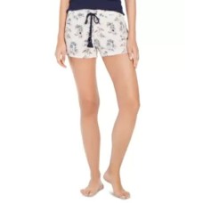 Jenni Women’s Printed Sleep Shorts, Navy, X-Small