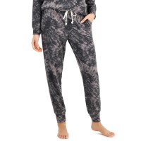 Jenni Womens Printed Super Soft Jogger Pajama Pants, Grey, XS