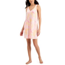 Jenni Women’s Printed Tank Chemise Nightgown, Tiedye L