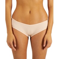 Jenni Womens Ribbed Hipster Underwear, Beige, Large