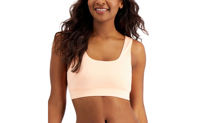  Women’s Square-Neck Bralette, juicy Melon, Medium