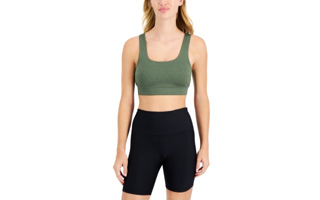  Women’s Square-Neck Bralette, Palmetto, Medium