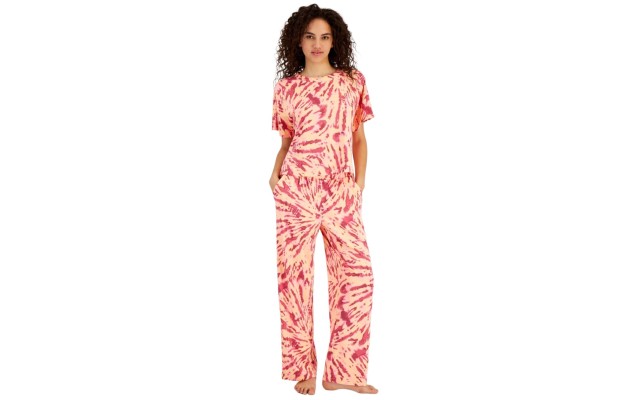  Womens Super Soft Pajama T-Shirt, Pink, XS